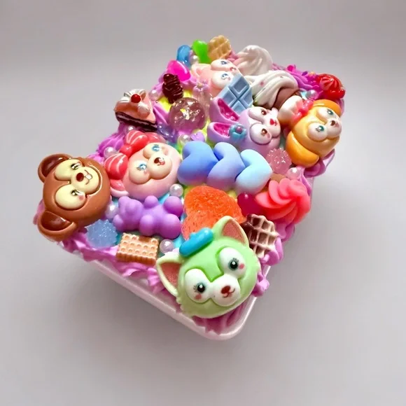Decoden Junk Charm Box, Duffy The Disney Bear ShellieMae Handmade Kawaii Teddy - Picture 2 of 6